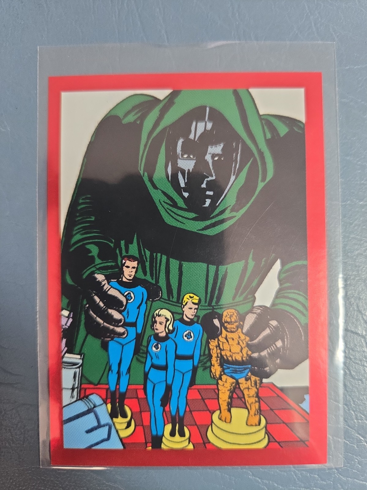 2020 Panini Marvel 80 Years Stickers #41 Fantastic Four #5 Red Foil Dr. Doom 2020 Panini Marvel 80 Years Stickers #41 Fantastic Four #5 Red Foil Dr. Doom