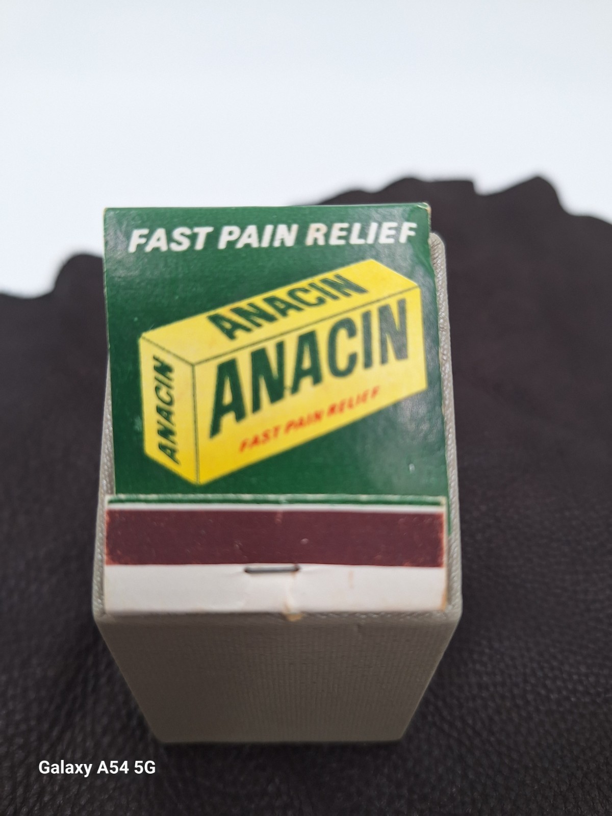 Vintage 60\'s Anacin Fast Pain Relief Unstruck Matchbook Dristan Preparation H