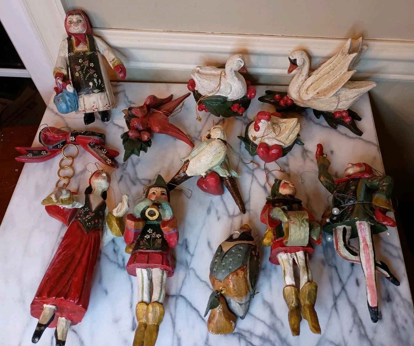 House Of Hatten 1989 Twelve Days Of Christmas Complete Set Of  12