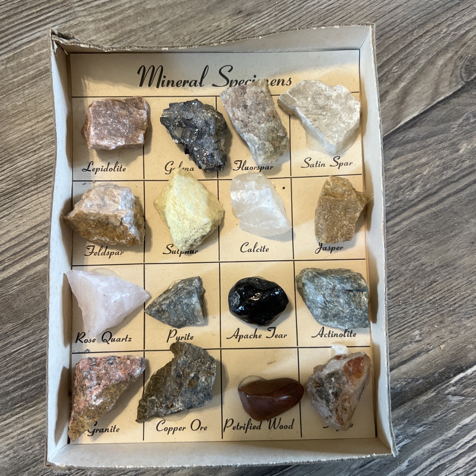 16 Minerals Semi Precious Useful Minerals And Rocks  Samples