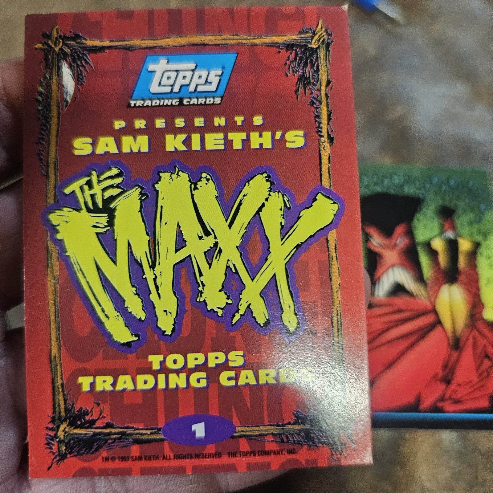 1993 Topps The Maxx Sam Kieth Trading Card complete set of 90 cards 1993 Topps The Maxx Sam Kieth Trading Card complete set of 90 cards