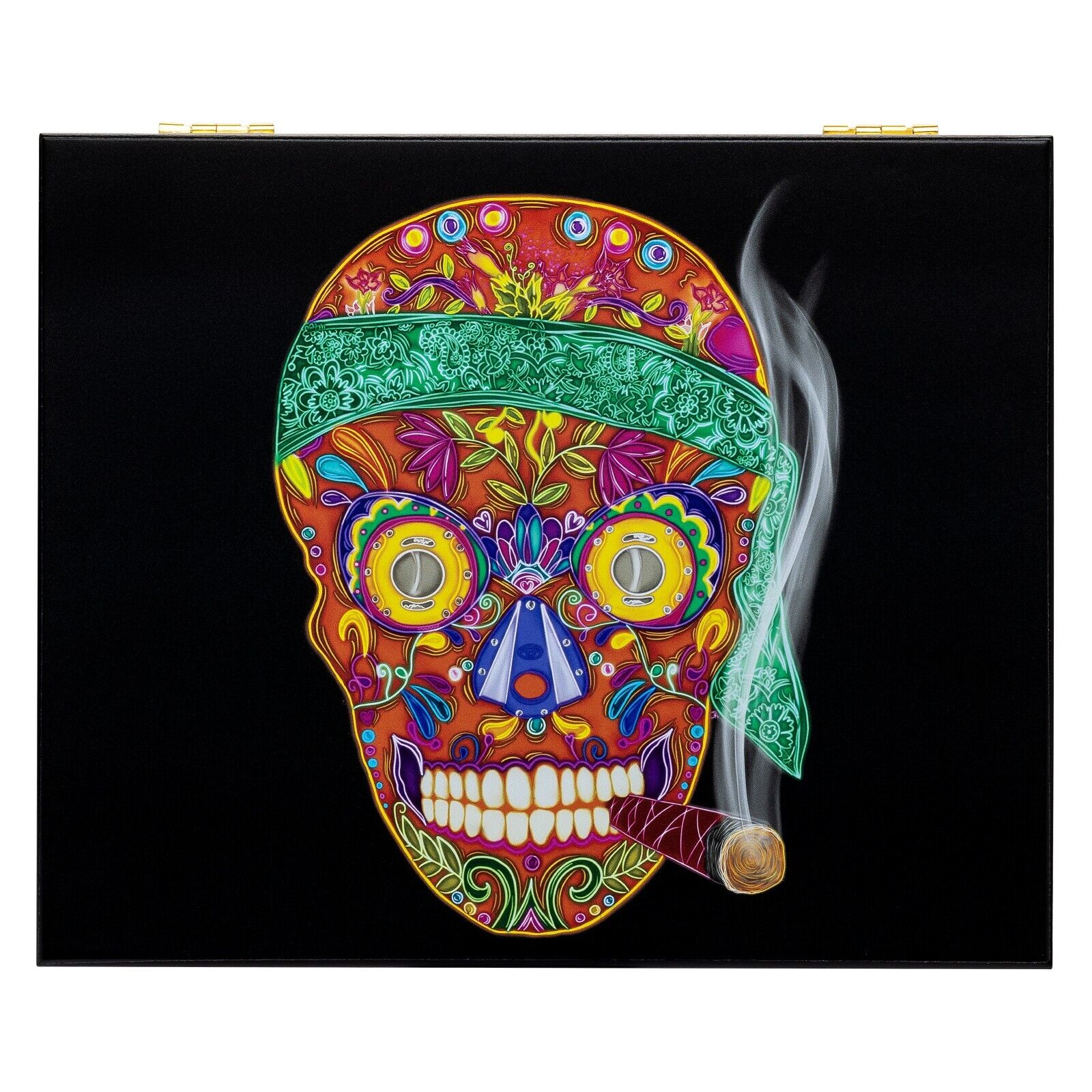 CALAVERA - Humidor Supreme 20ct Cigar Humidor - Skull Design