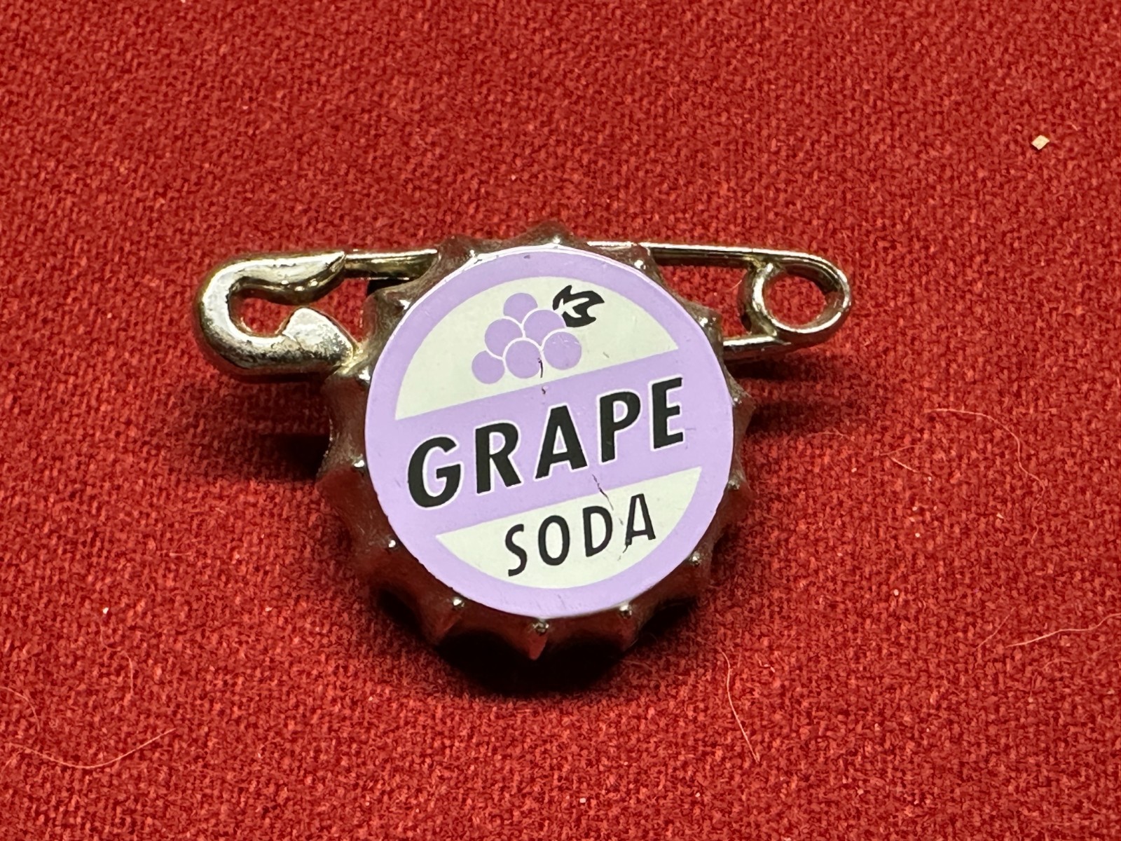 Disney Pixar Up Grape Soda Bottle Cap Ellie Badge Pin