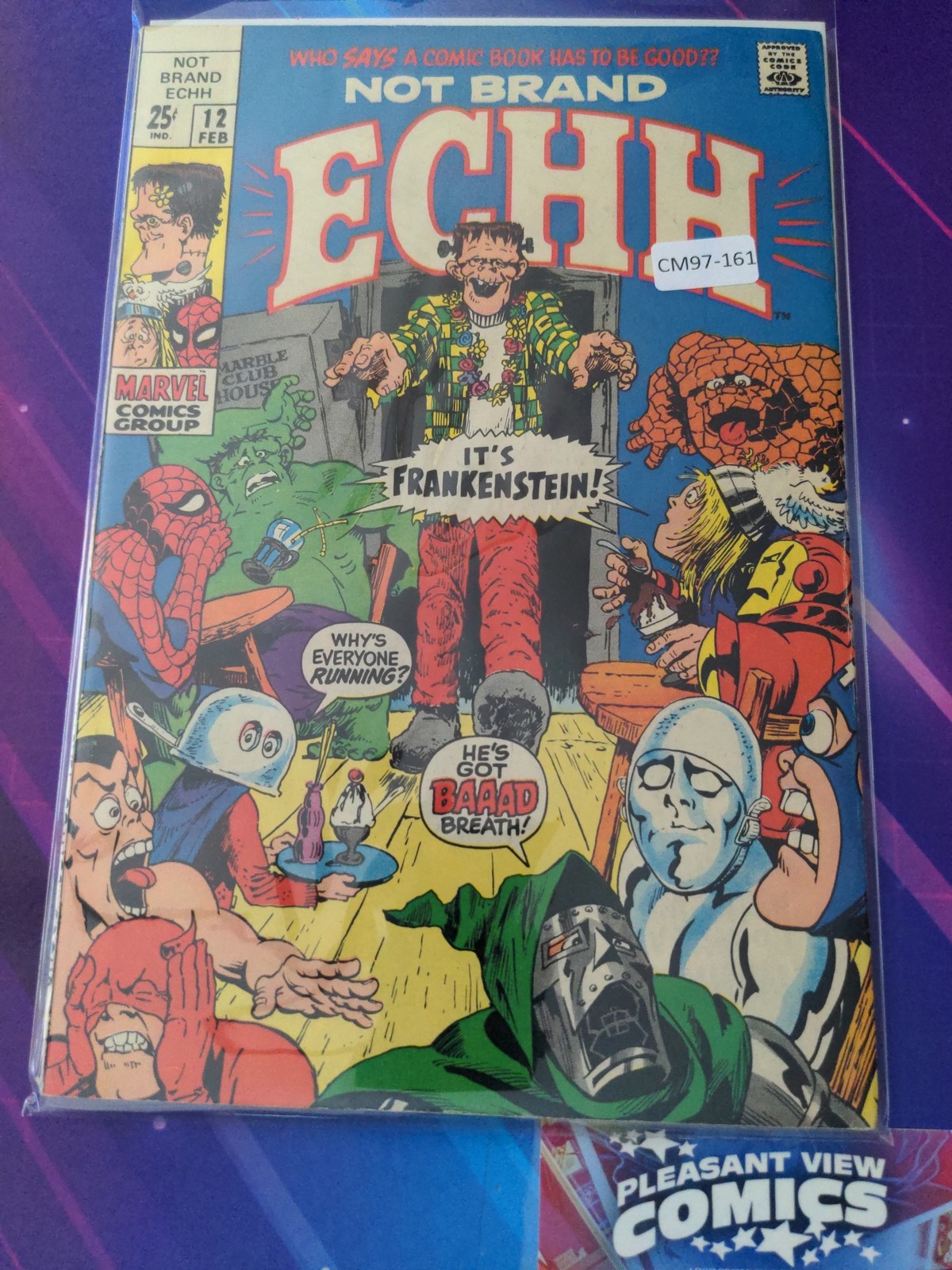 NOT BRAND ECHH #12 8.0 MARVEL COMIC BOOK CM97-161 NOT BRAND ECHH #12 8.0 MARVEL COMIC BOOK CM97-161