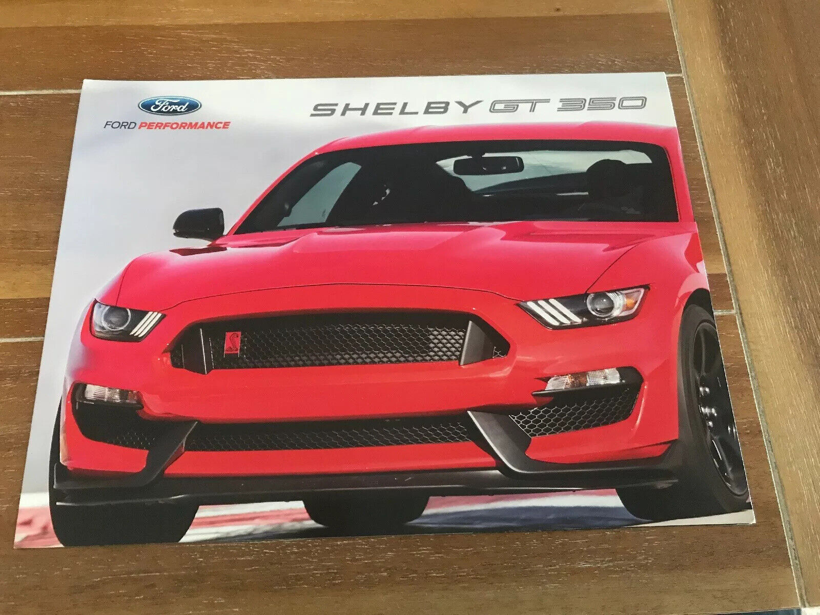 2017 Ford Mustang Shelby GT 350 Performance Sales  Brochure - New