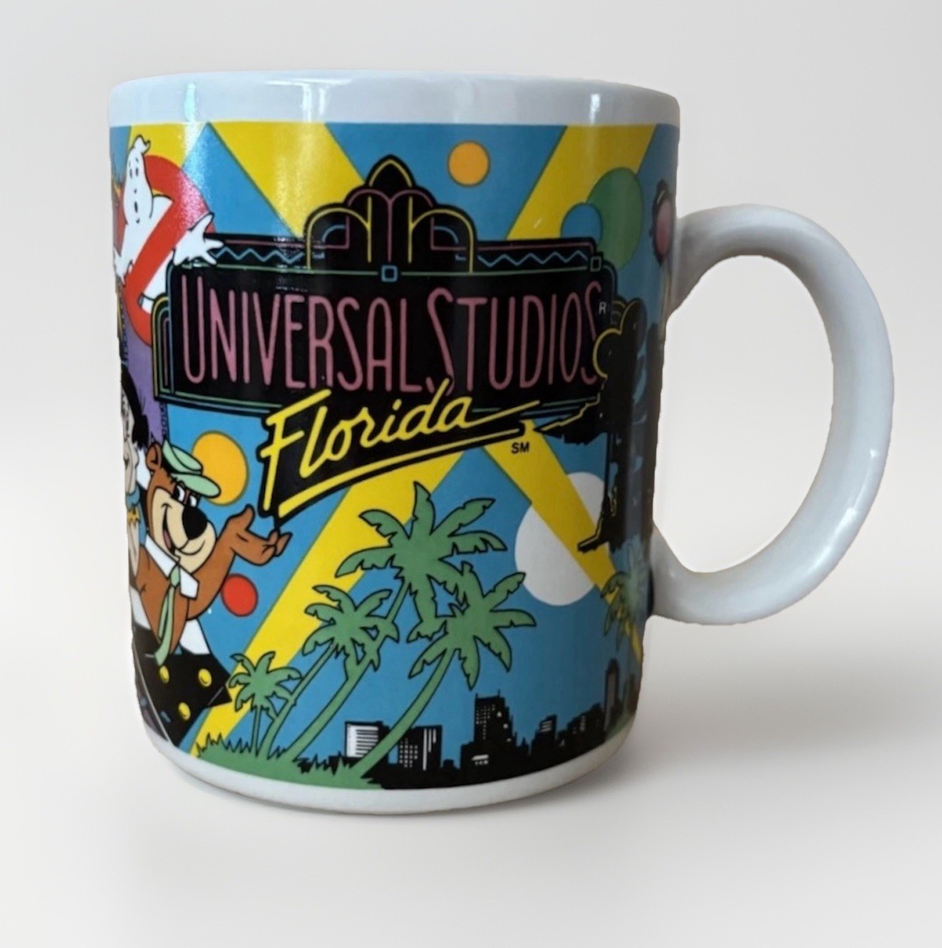 Vintage 80s Universal Studios Florida Coffee Mug King Kong Ghostbusters Jaws Vintage 80s Universal Studios Florida Coffee Mug King Kong Ghostbusters Jaws