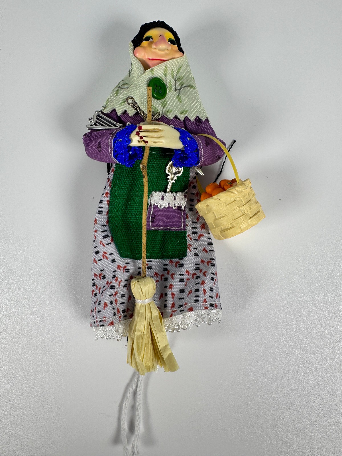 KITCHEN WITCH Hanging Lucky Charm German Folklore Good Luck