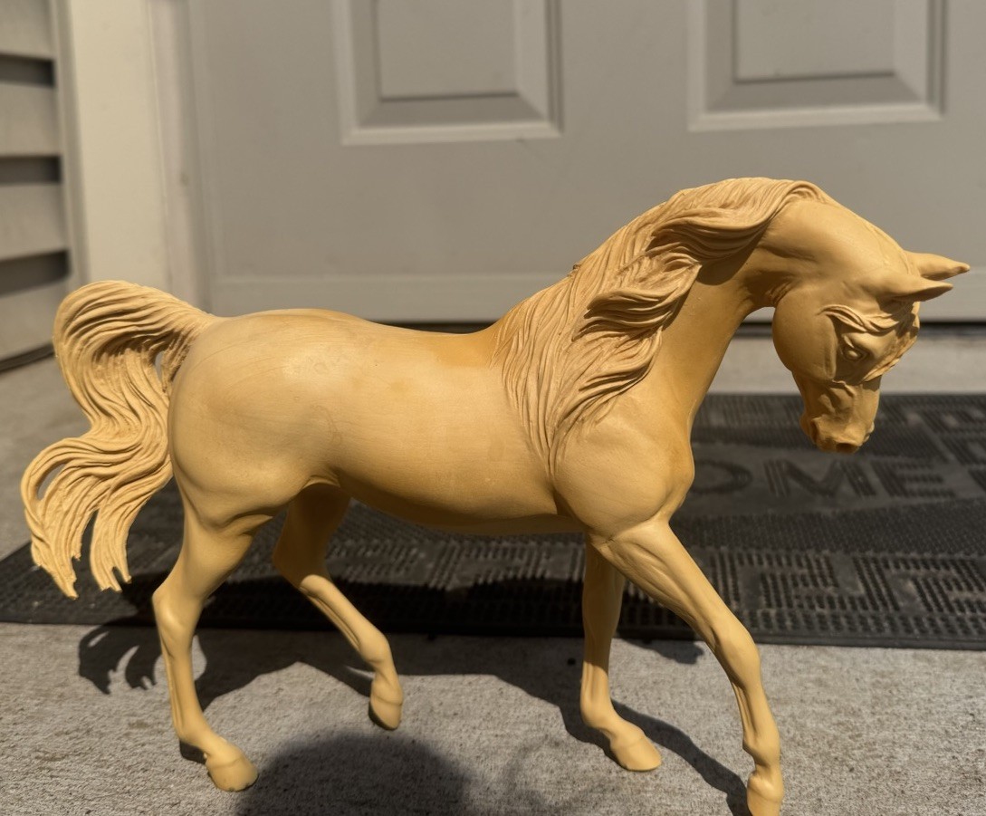 VINTAGE Kathleen Moody Resin Arabian Horse Mare “Minuet” UNPAINTED