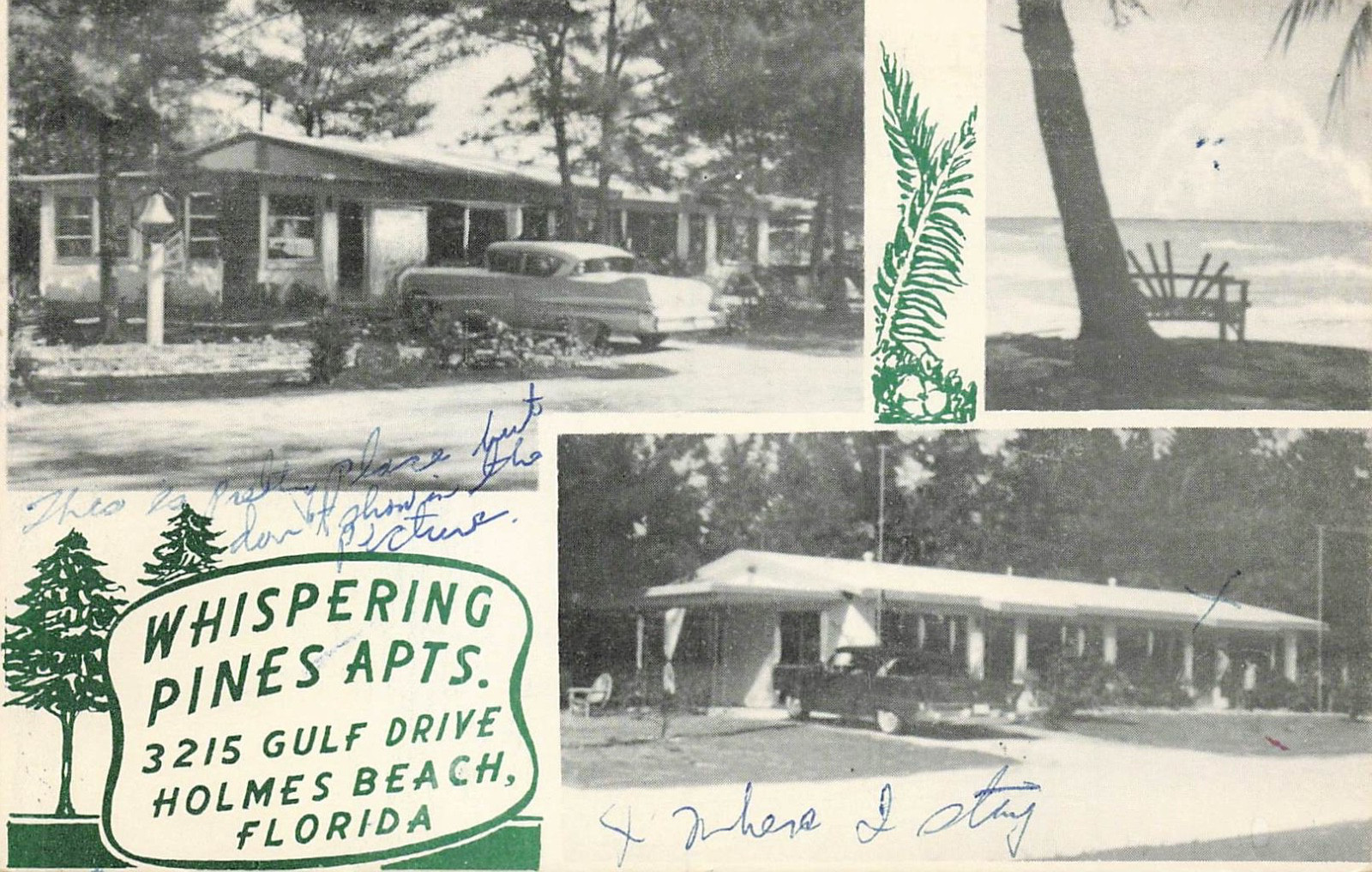 FT PIERCE FLORIDA-WHISPERING PINES SOUTH DIXIE HWY-HOUSEKEEPING APTS Posted 1982