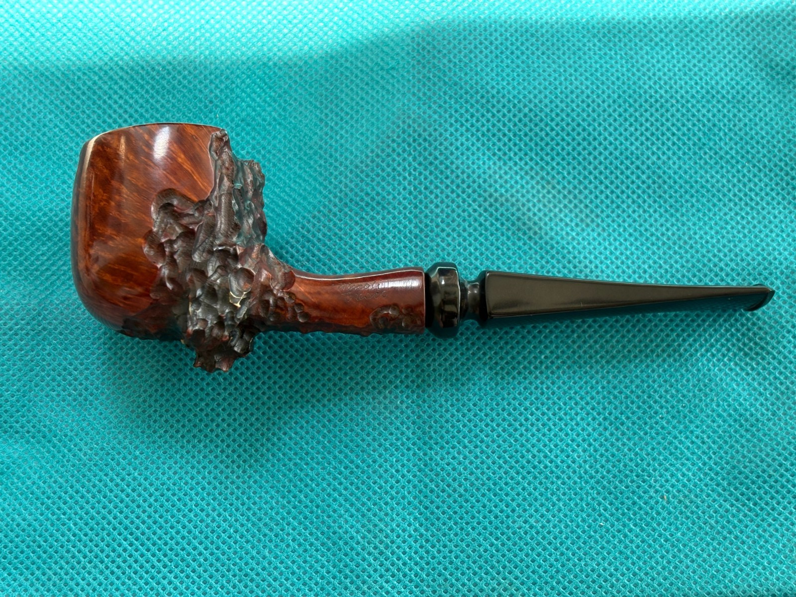 Micoli Fresco by Robert Burns Hand Made Unique Freehand Briar Pipe Rubber Stem
