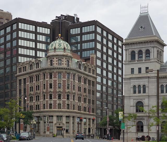 Photo:Albany New York 1904 First Trust Company Building Downtown Skyline