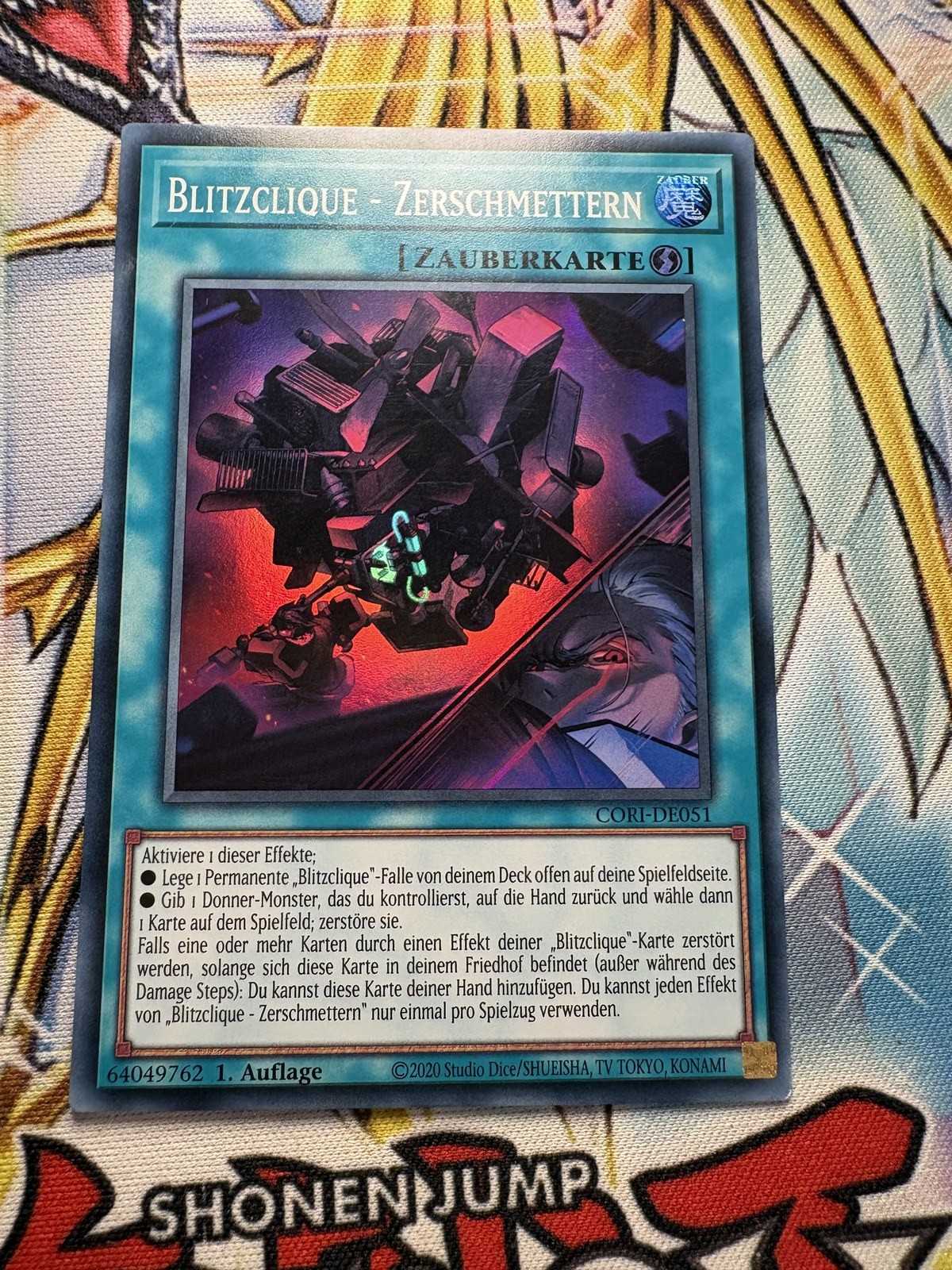 Yugioh Lightning Clique - Smash Super Rare - CORI-EN051 1st Edition - German