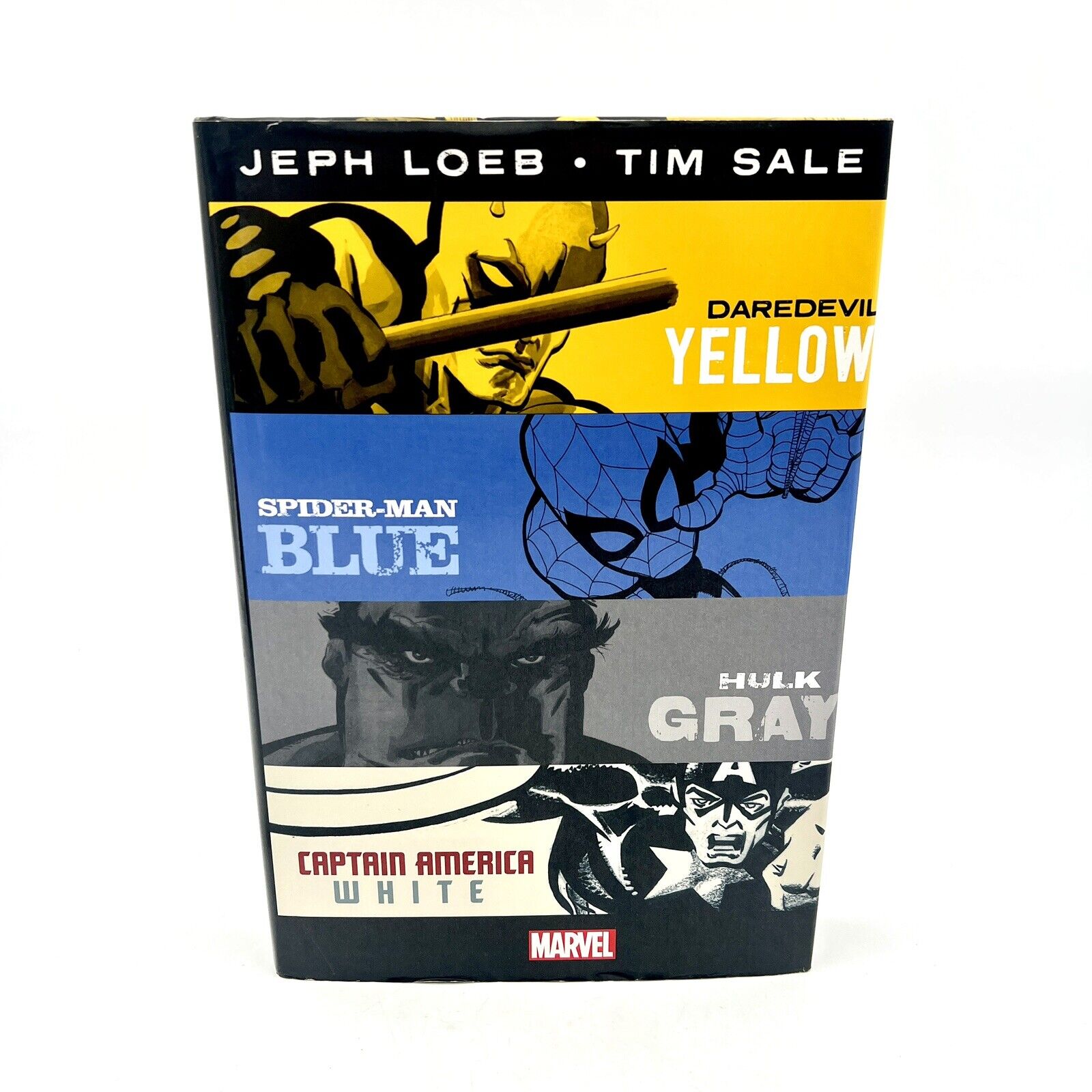 Jeph Loeb Tim Sale Yellow Blue Gray White Hardcover OHC - Omnibus Marvel Comics