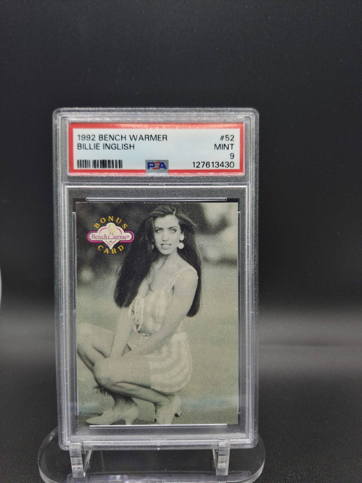 1992 BENCH WARMER SER 1 #58 BILLIE INGLISH PSA 9