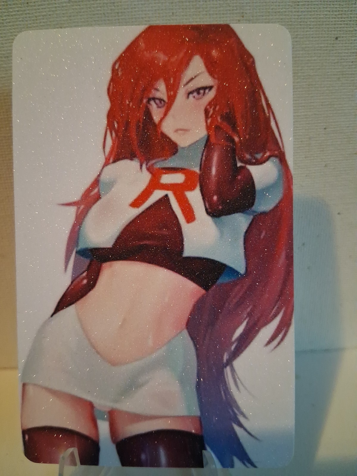 Jessie Pokémon Glitter Anime Trading Card 