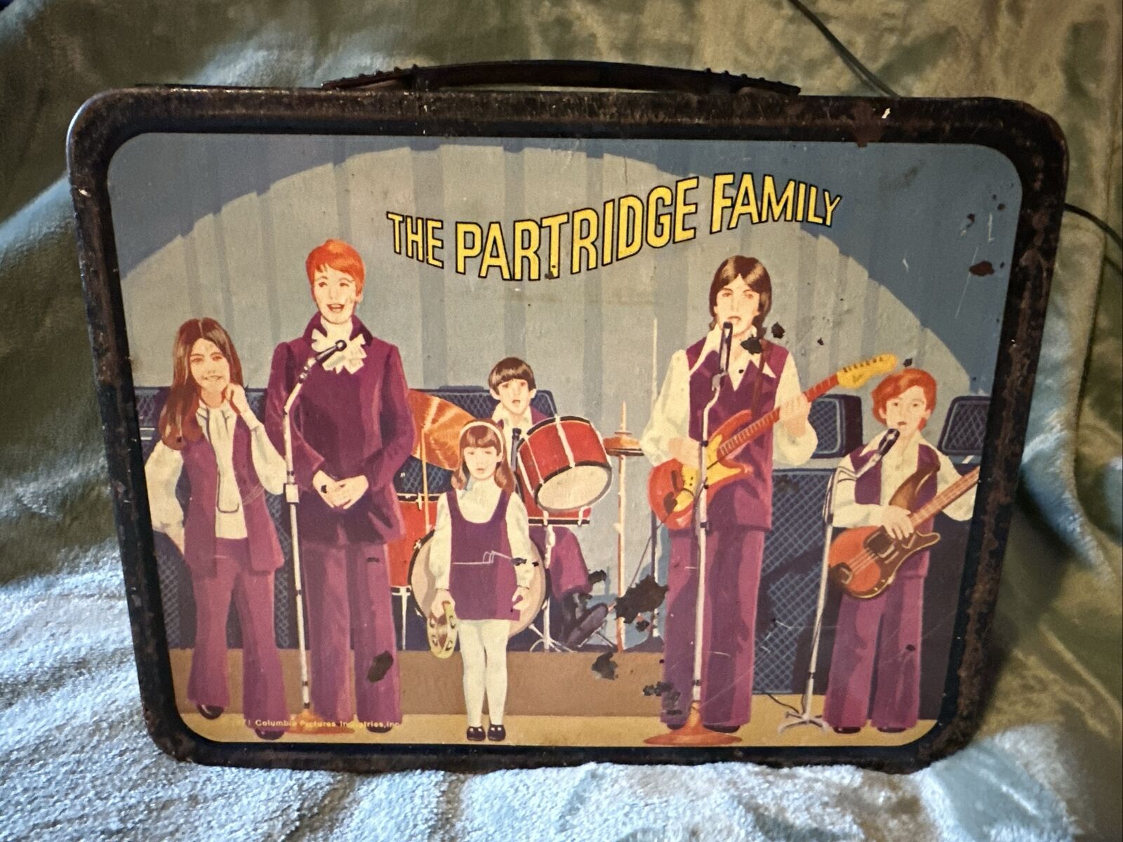 Vintage 1971 The Partridge Family Lunch Box No Thermos 