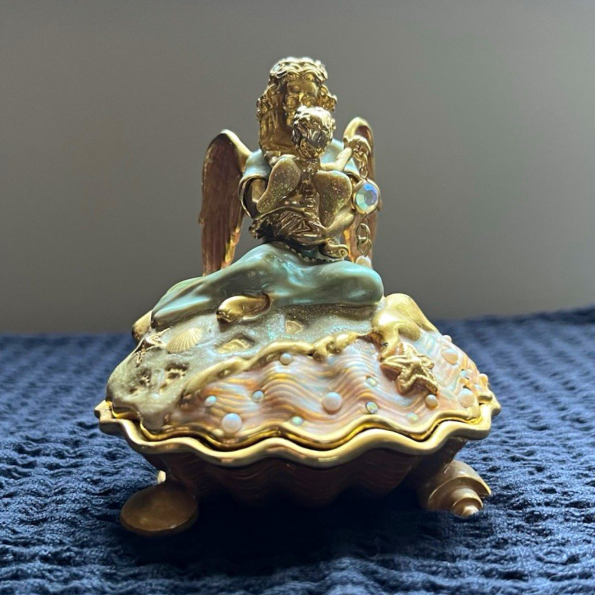 Rare Kirk’s Folly Angels By The Sea Dreamkeeper Box 1998 QVC Complete Set