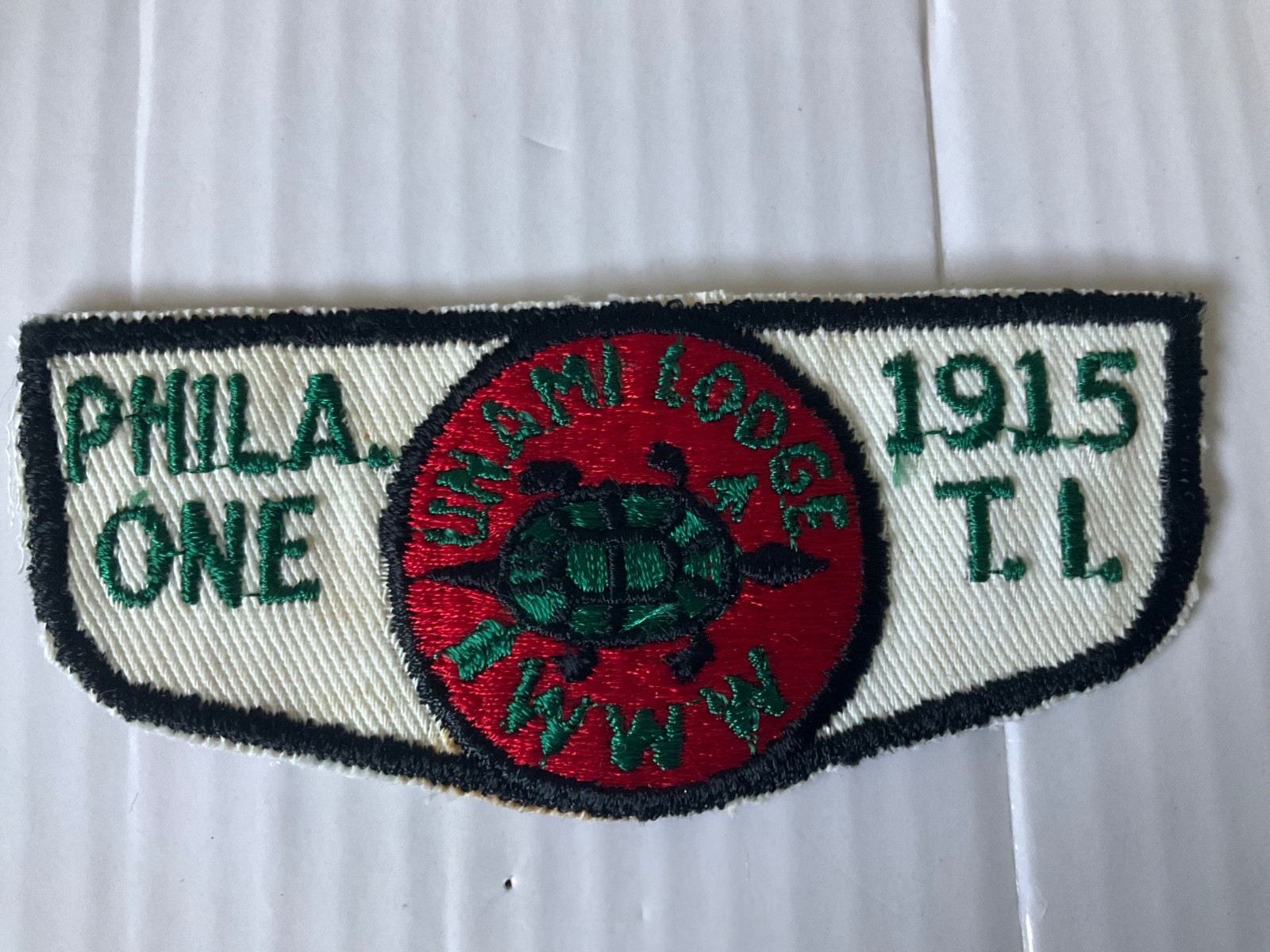 Unami Lodge 1 f1 FF First Flap Twill Older OA Flap 1958