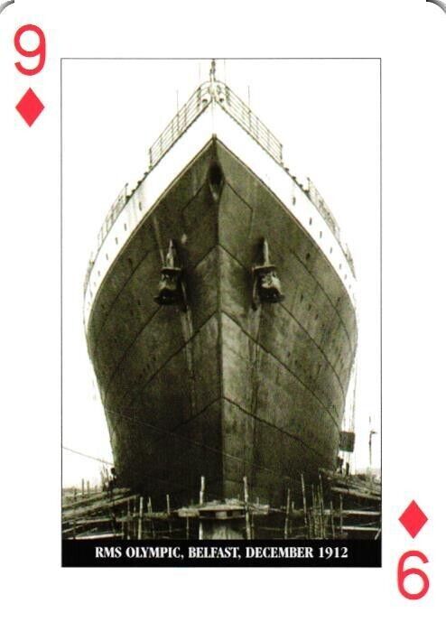RMS Olympic, Belfast, December 1912, Playing Card