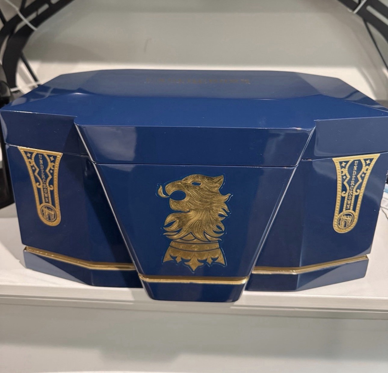 Rare Liga Undercrown Drew Cigar Humidor High End Spanish Cedar Wood Tight Seal