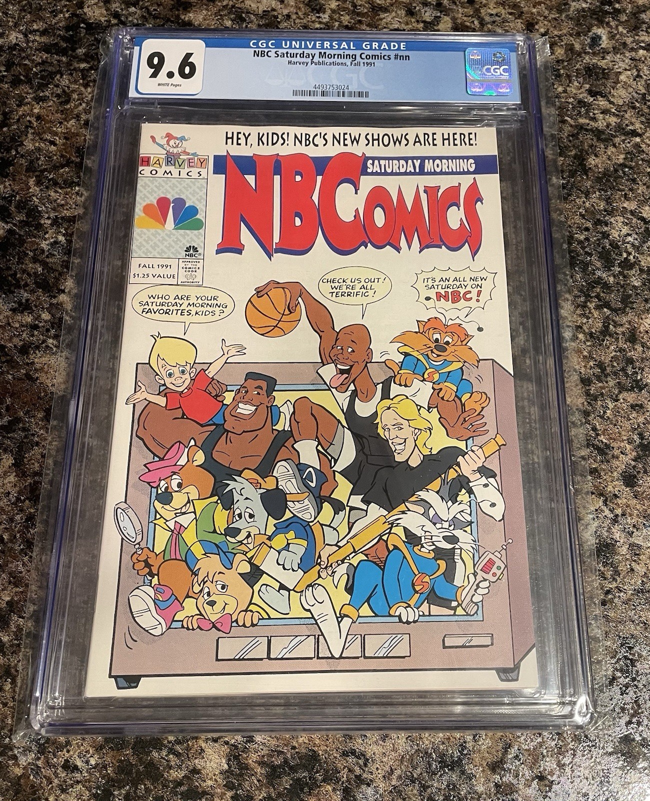 Michael Jordan Pro Stars NBC Saturday Morning Comics CGC 9.6 Comic Book RARE Michael Jordan Pro Stars NBC Saturday Morning Comics CGC 9.6 Comic Book RARE
