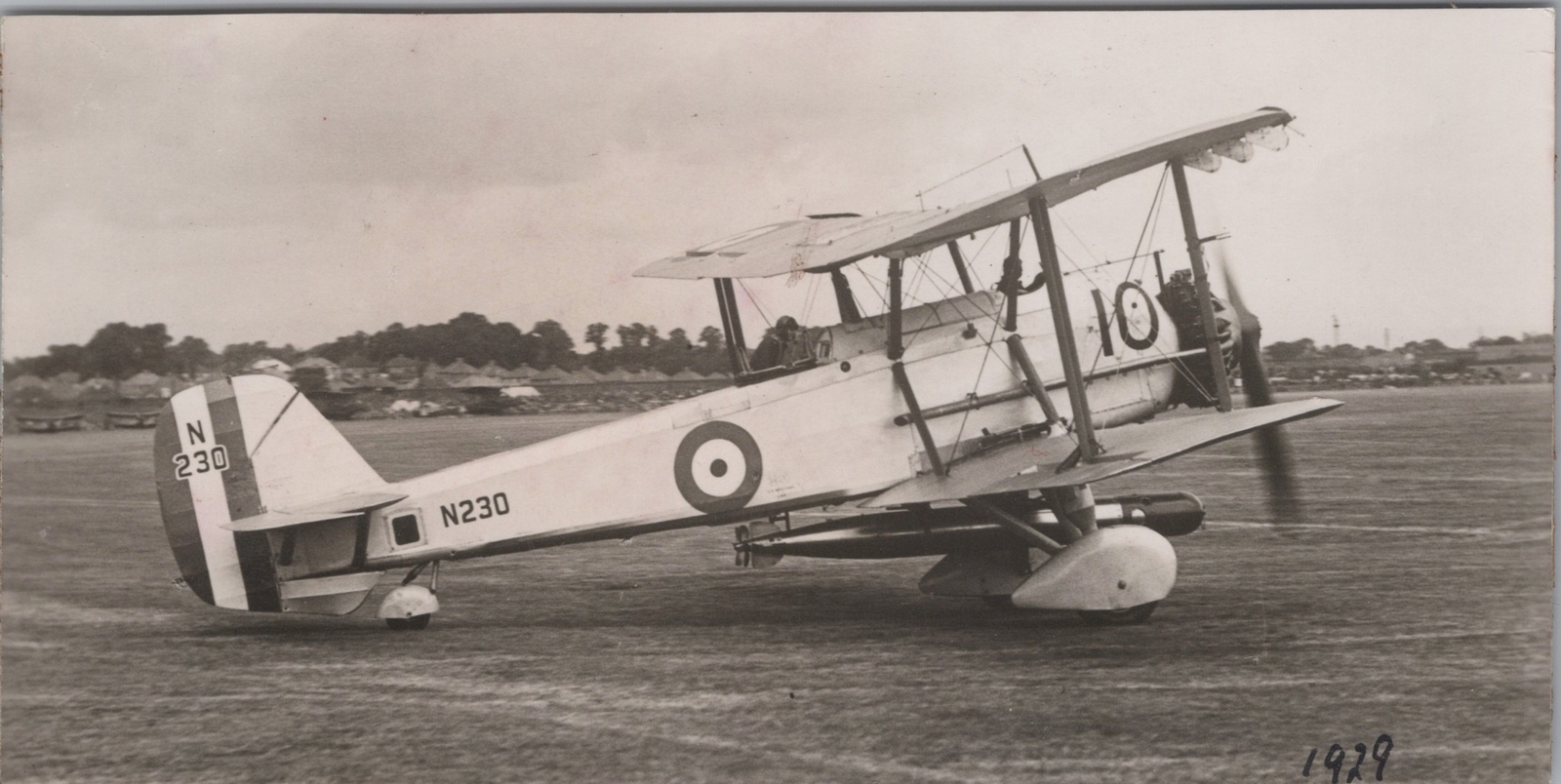 VICKERS VILDEBEEST N230 VINTAGE PHOTO RAF ROYAL AIR FORCE