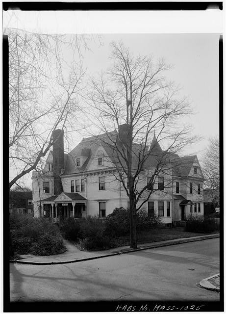 Photo:Cambridge MA Stillman F. Kelley House 1887 Queen Anne Revival House