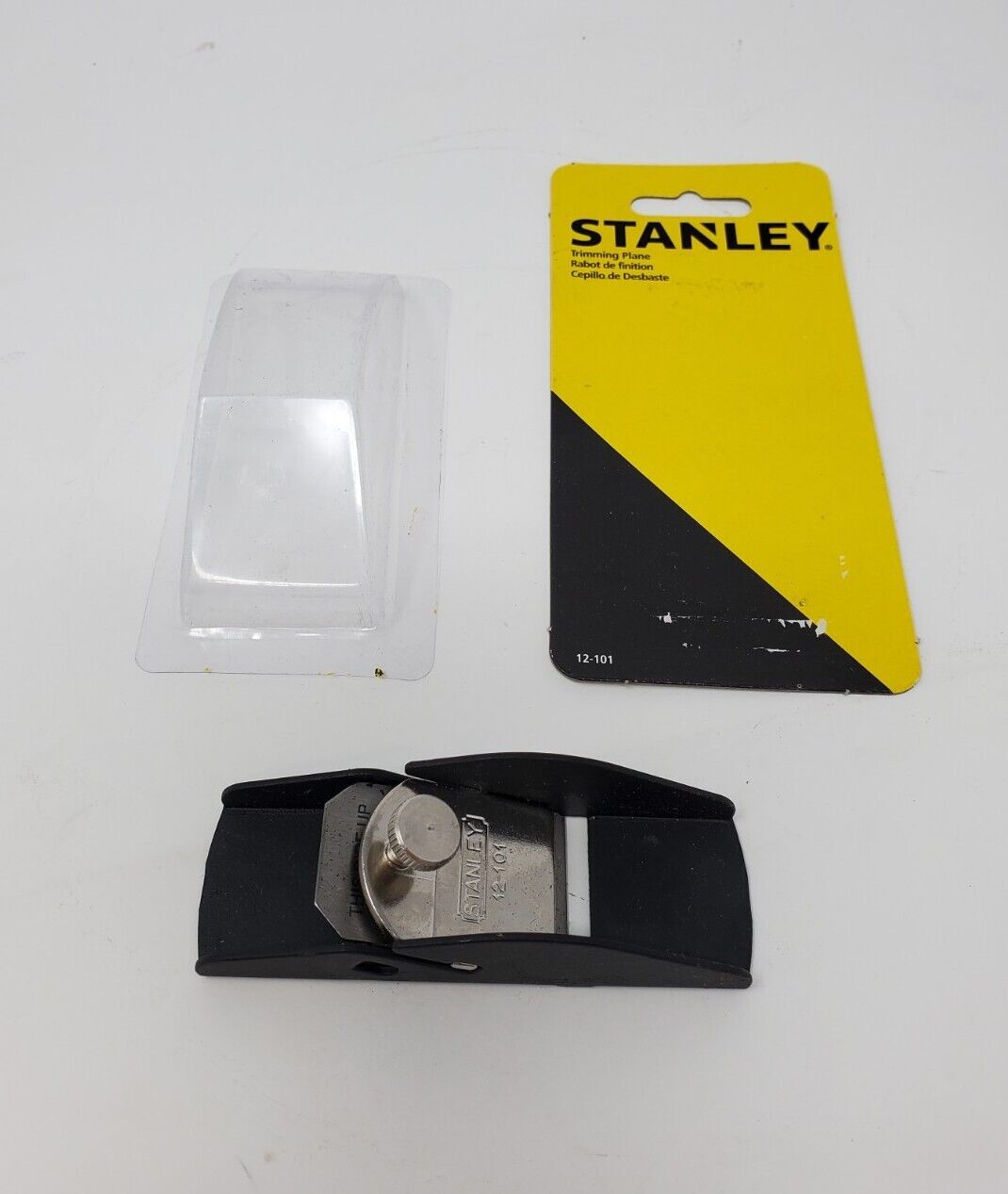 NEW STANLEY 12-101 SMALL BLOCK WOOD PLANE TRIMMING TOOL 3 1/2\