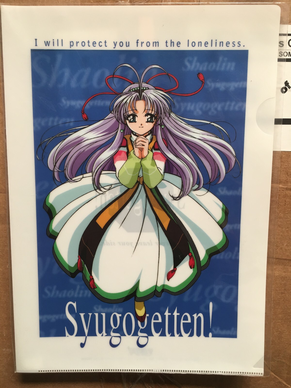 Mamotte Shugogetten anime clear file folder authentic Syugogetten [A]