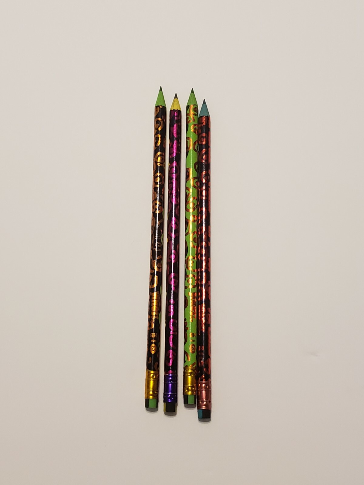 Yikes Collectable HB #2 Black Lead Pencils & Erasers - \'RARE/HTF\' Vintage