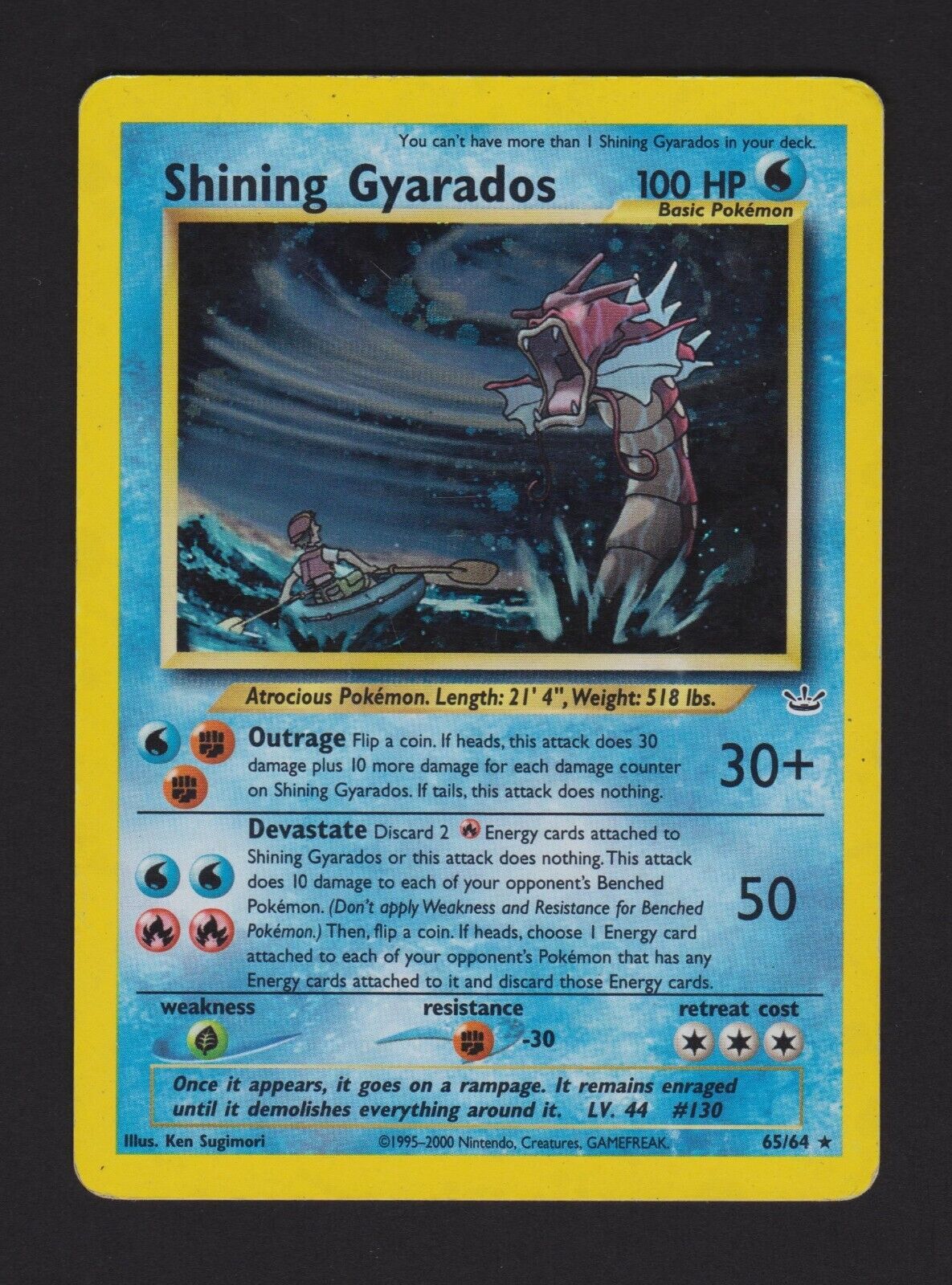 Pokemon - Shining Gyarados - Neo Revelation 65 - ENGLISH