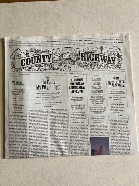 Volume 2 Issue 1 County Highway Newspaper-America's Only Newspaper NEW Volume 2 Issue 1 County Highway Newspaper-America's Only Newspaper NEW