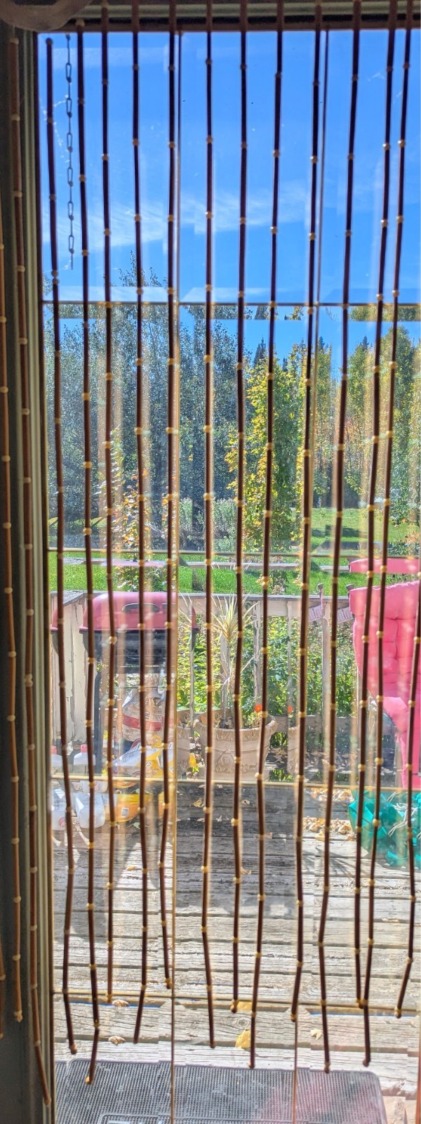 Vintage 1970s Original Burway Custom Bamboo Beaded Curtain – 32 Vintage 1970s Original Burway Custom Bamboo Beaded Curtain – 32