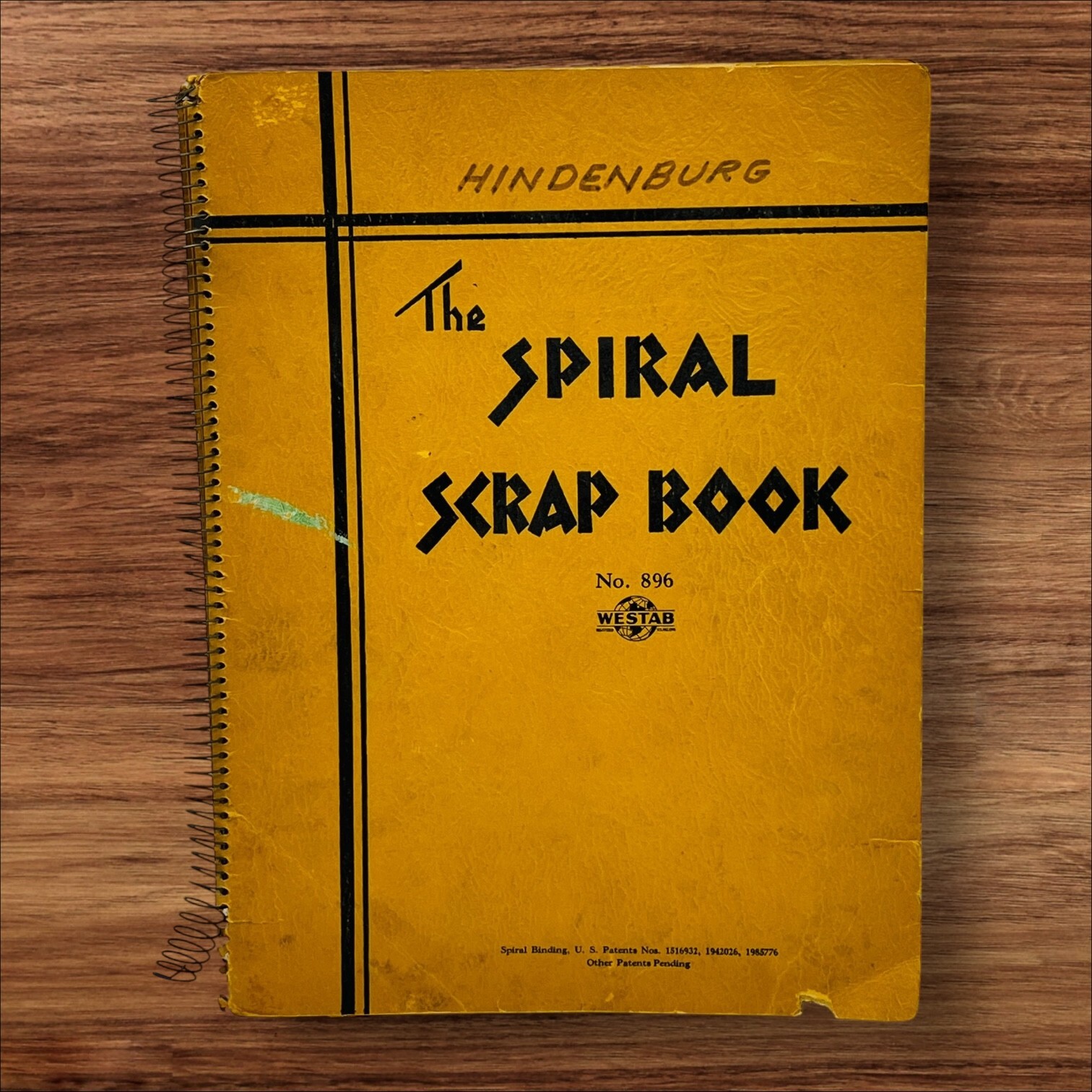 Hindenburg Disaster Spiral Scrapbook Original Newspaper Clippings 38 pages 1937 Hindenburg Disaster Spiral Scrapbook Original Newspaper Clippings 38 pages 1937