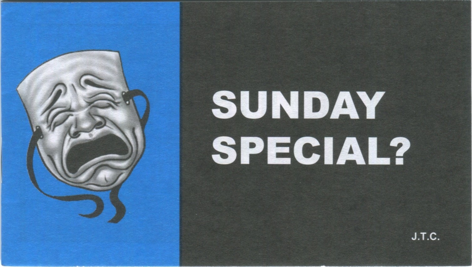 New OOP Sunday Special? Chick Publications Tract - Jack