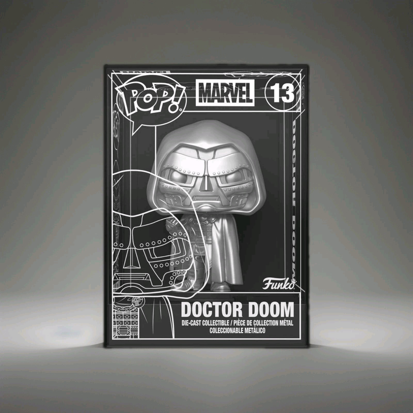PRE SALE Funko Pop Die-Cast Doctor Doom (Doomsday) Chase & Common 🔥🔥🔥🔥🔥🔥