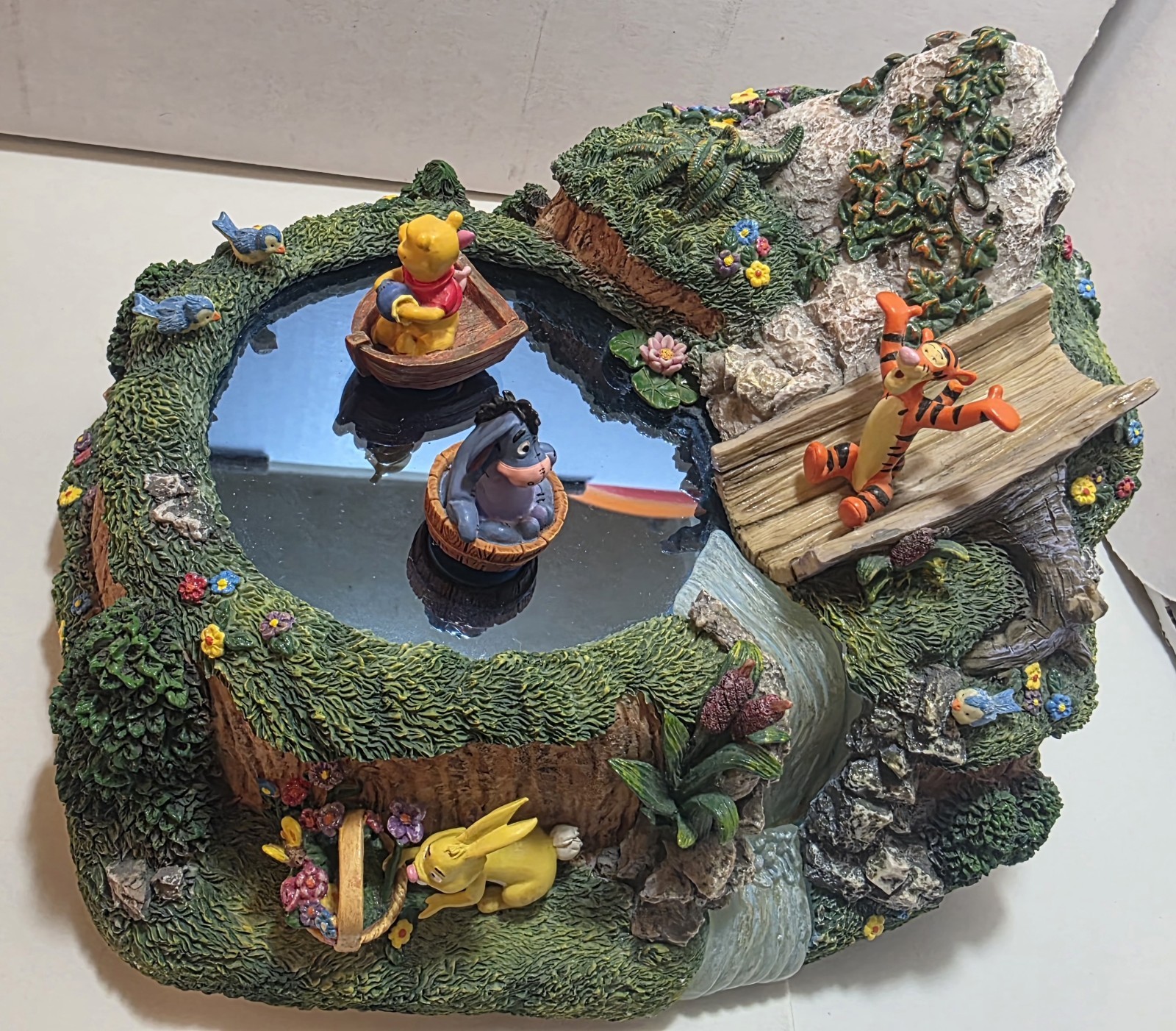 Disney Winnie The Pooh & Friends Spin To The Music Box Tigger Eeyore + 1963   H