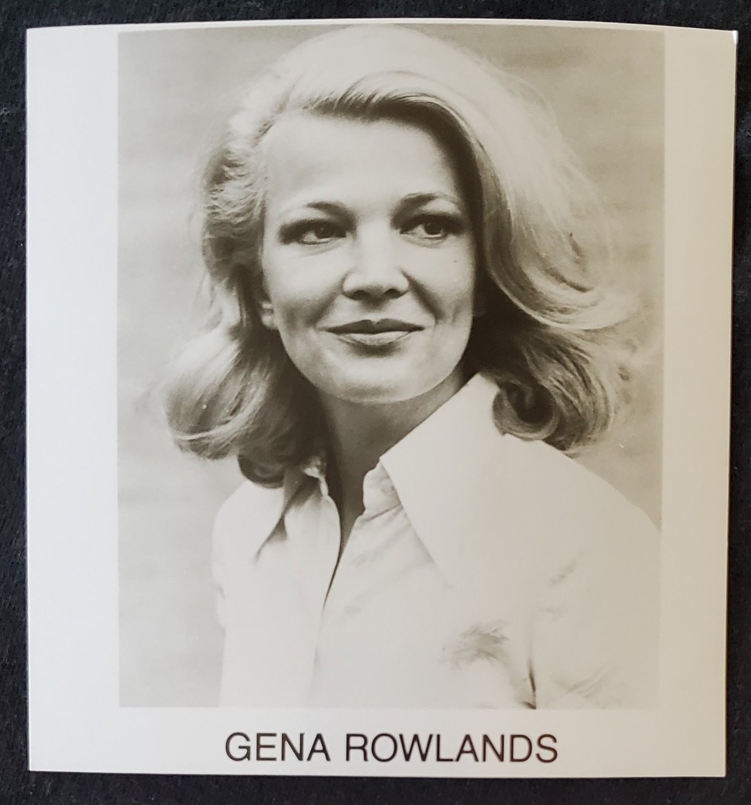 1980s Gena Rowlands Hollywood 4x4 Press Photograph