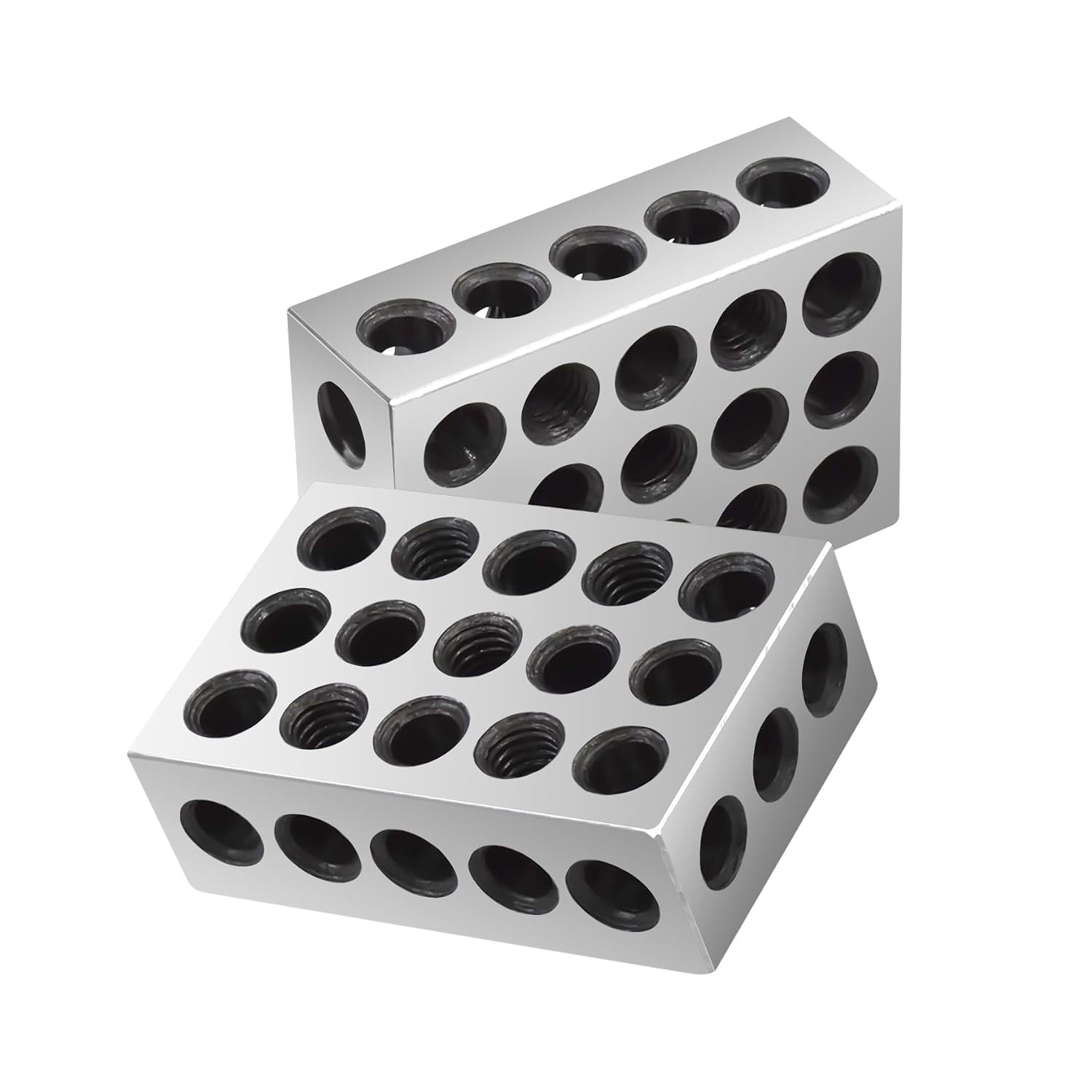 WFLNHB 1 Matched Pair Accuracy 1 x 2 x 3 Inch Blocks 23 Holes 0.0002