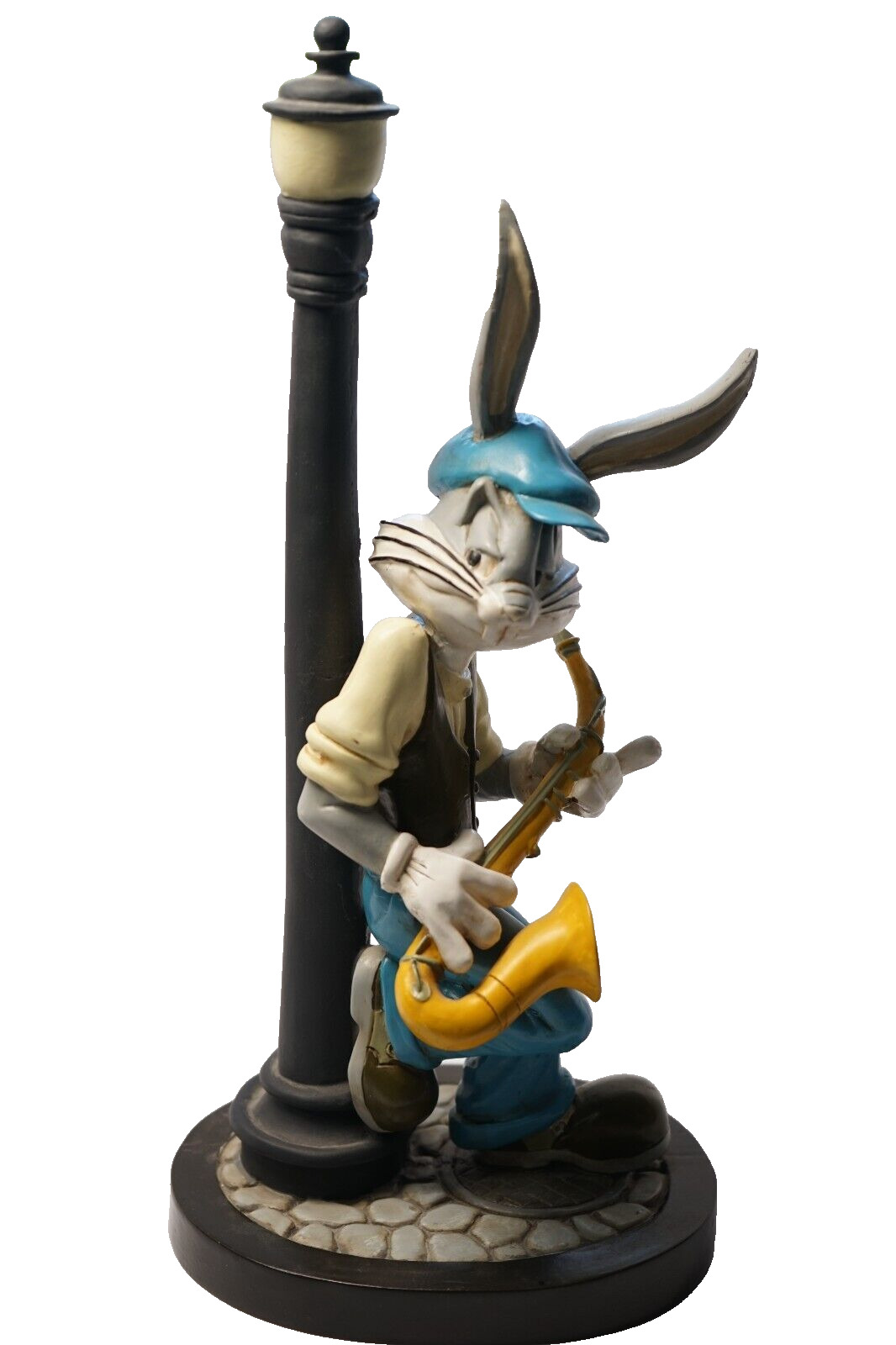 RARE VTG 1994 Warner Bros Looney Tunes Bugs Bunny Saxophone Jazz Statue Figurine