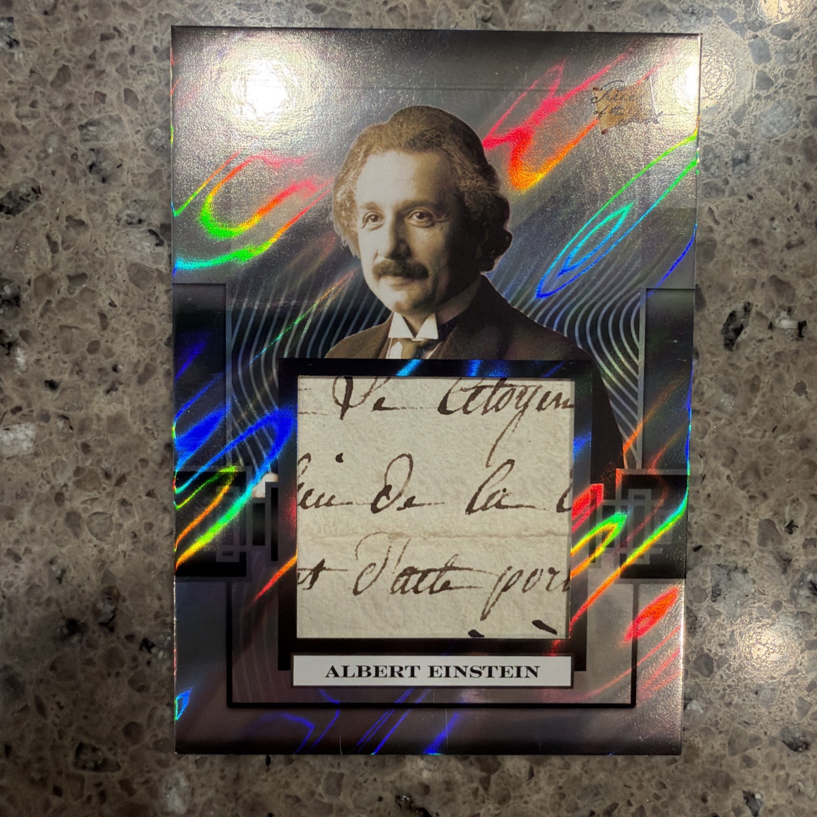 2026 Pieces of the Past Albert Einstein Relic #499 01/01 Jumbo Handwritten Wow 2026 Pieces of the Past Albert Einstein Relic #499 01/01 Jumbo Handwritten Wow