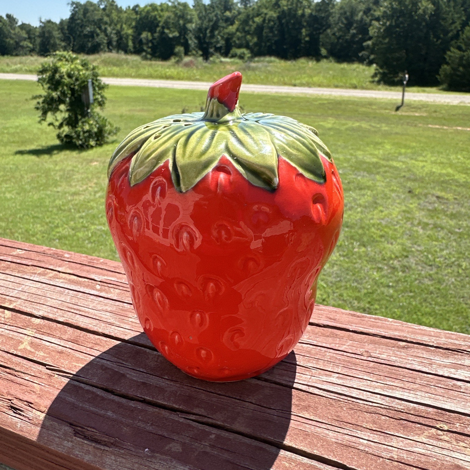 Vintage Tilso Ceramic Strawberry Shaker Kitchen Farmhouse Japan Vintage Tilso Ceramic Strawberry Shaker Kitchen Farmhouse Japan