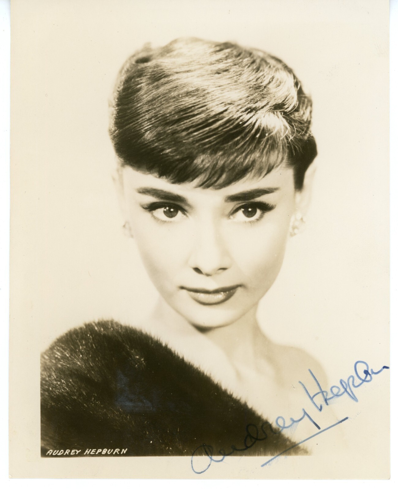 Audrey Hepburn ~ Signed Autographed Vintage 1950's Photograph ~ JSA LOA Audrey Hepburn ~ Signed Autographed Vintage 1950's Photograph ~ JSA LOA