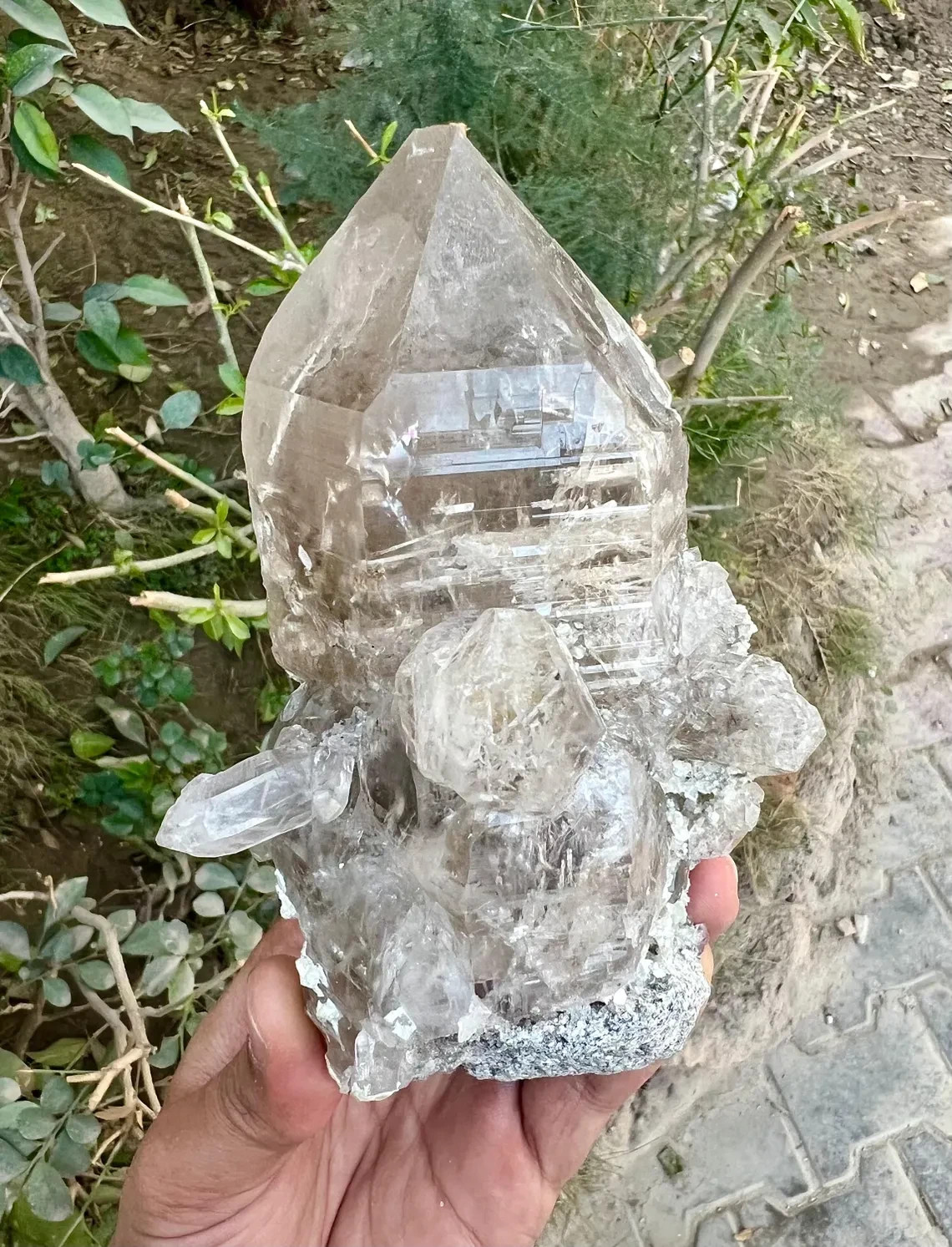 Massive Size Terminated Smoky Quartz Specimen from Pakistan - 972 gram