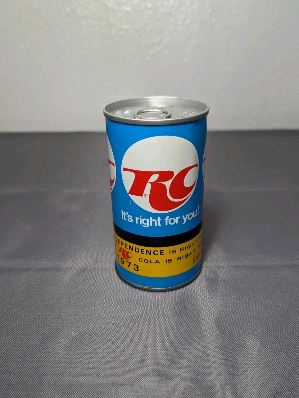 RARE Vintage RC Cola Soda Can July 10 1973 Bahamas Independence Can Empty SEALED