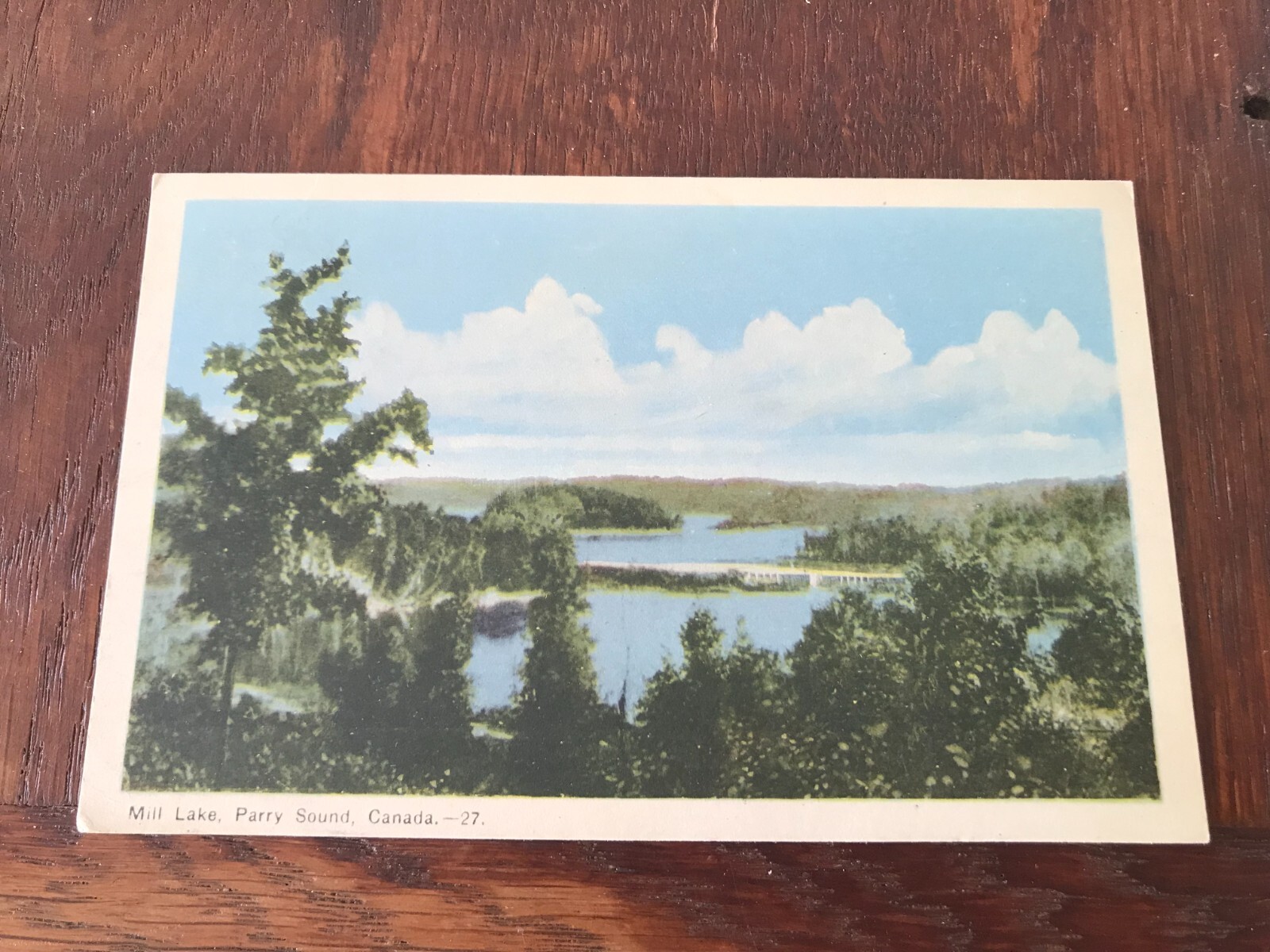 Mill Lake Parry Sound Canada Postcard