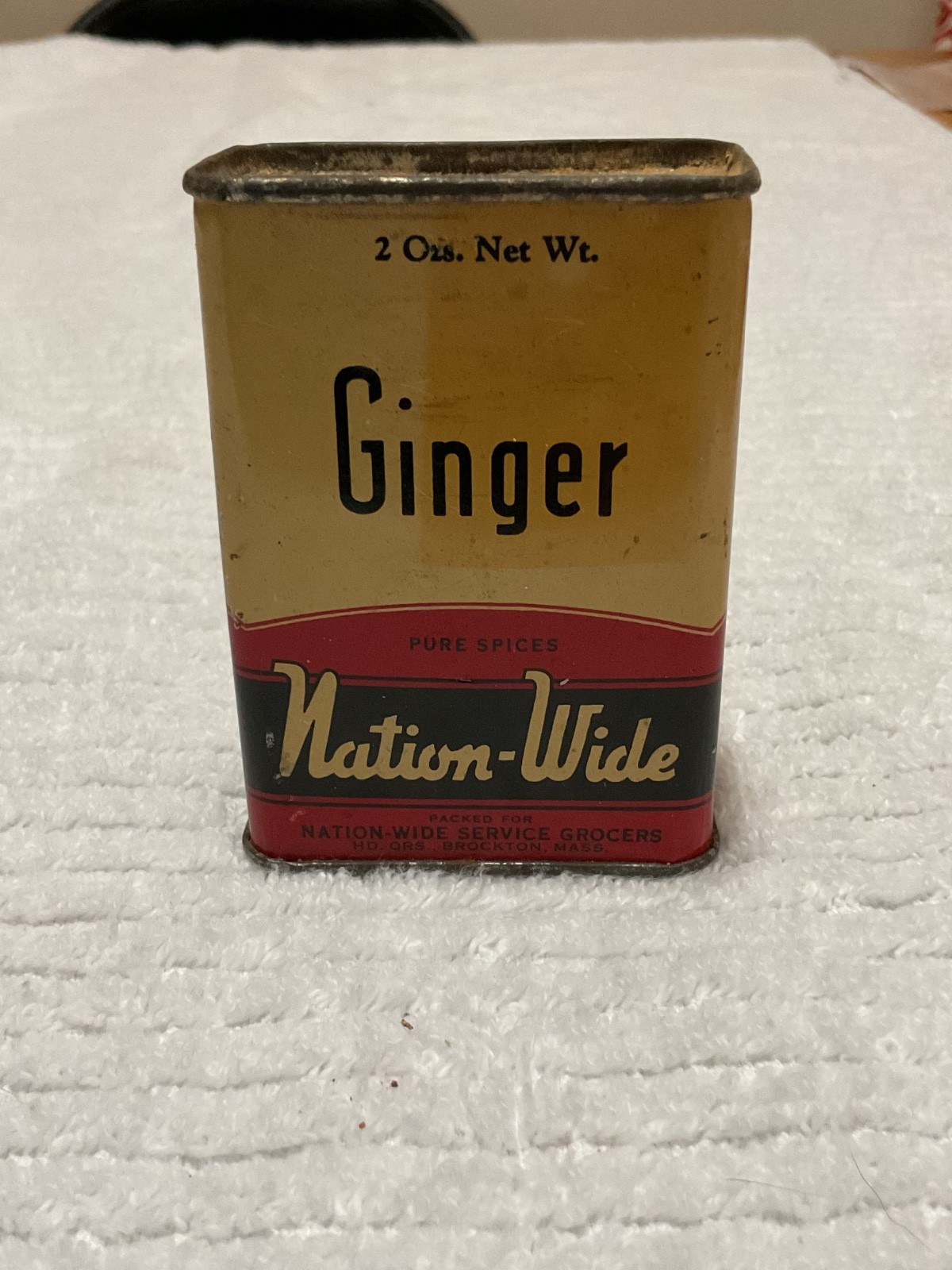 Nationwide Ginger Spice Tin 2 ounces Brockton, MASS (read) As seen Nationwide Ginger Spice Tin 2 ounces Brockton, MASS (read) As seen