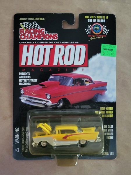 Racing Champions 1998 Hot Rod 1957 Chevy Bel Air Issue # 98