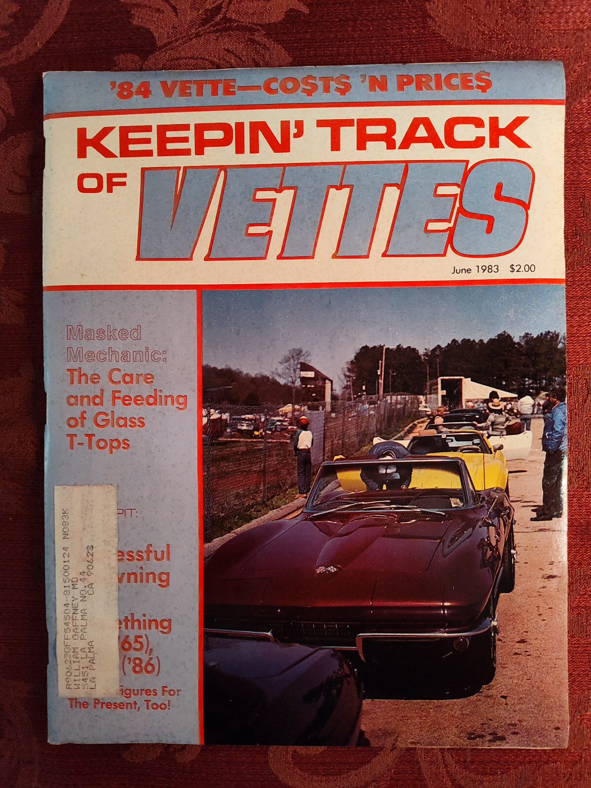 KEEPIN TRACK Vettes Corvette Magazine June 1983