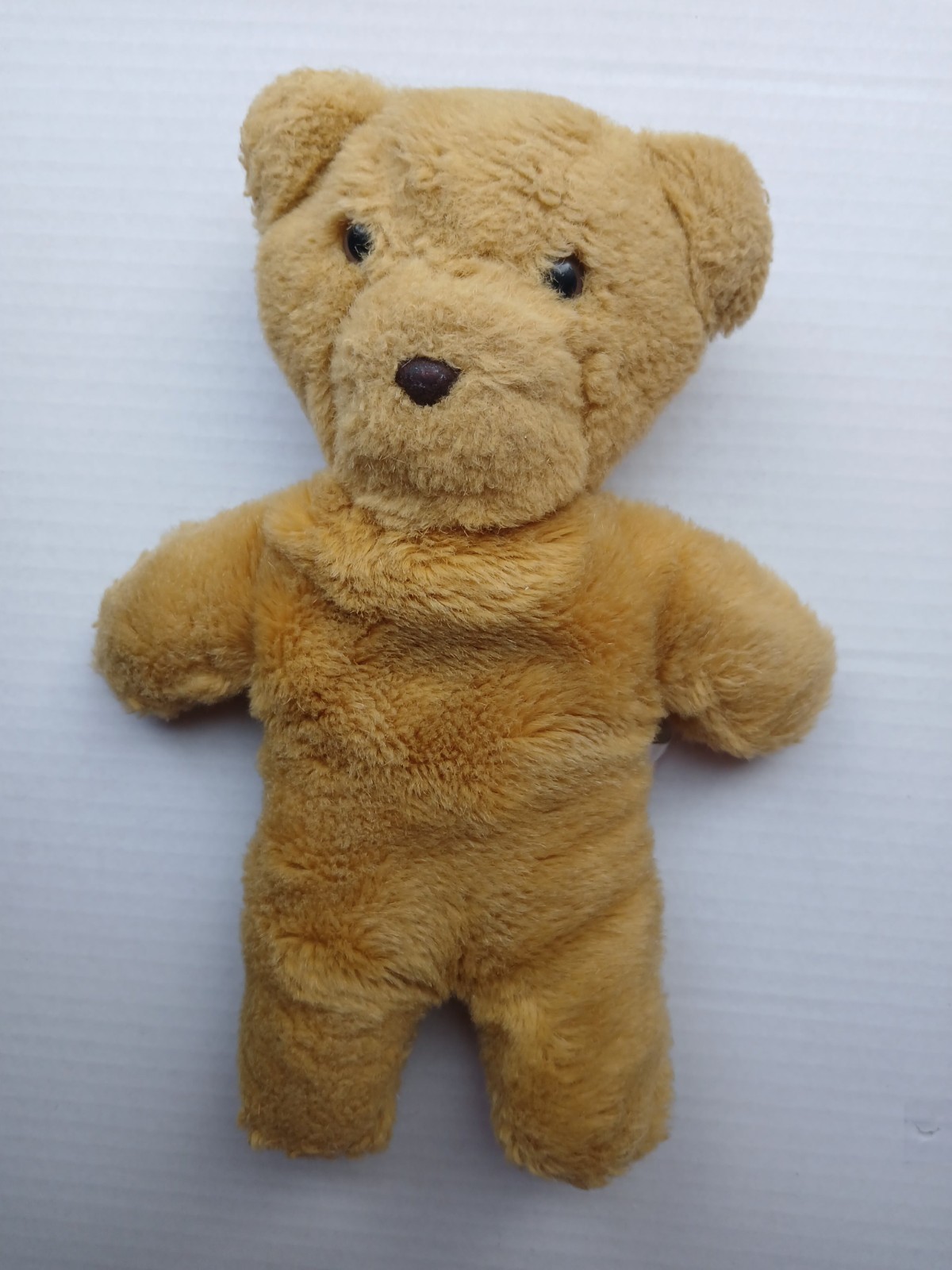 Vtg Toosipegs Teddy Bear Golden Yellow Bean Plush Flocked Nose 10 Vtg Toosipegs Teddy Bear Golden Yellow Bean Plush Flocked Nose 10